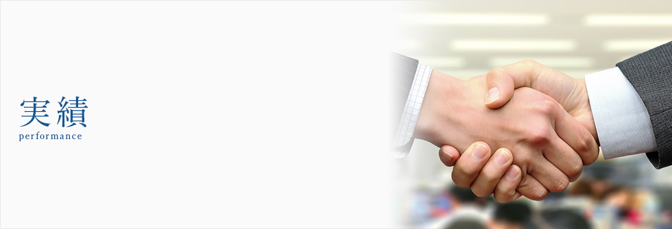 実績